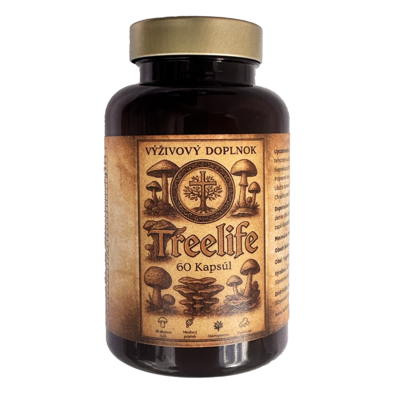 Treelife - nejkomplexnější doplněk stravy s medicínskými houbami